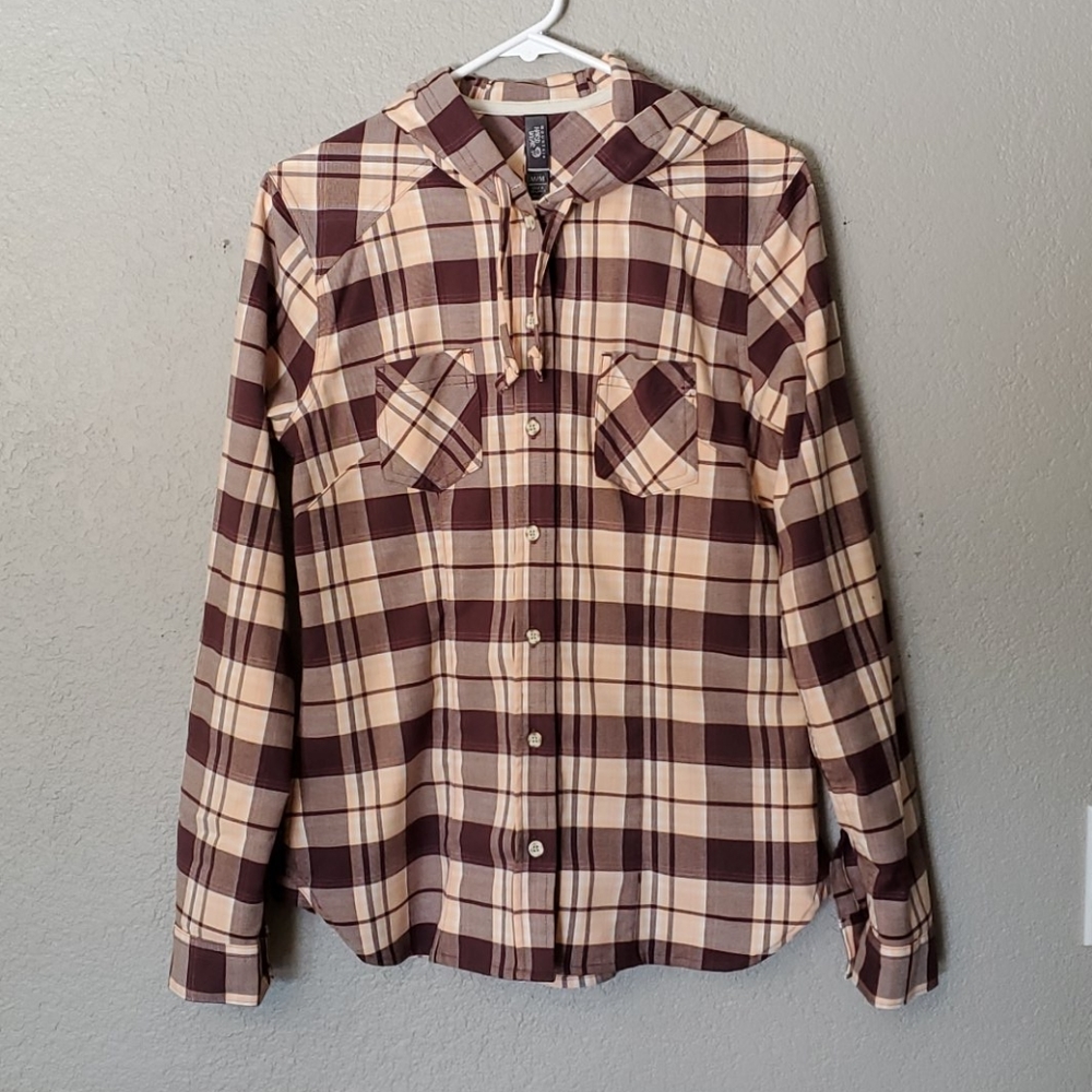 Mountain Hardwear Flannel Hoodie Medium